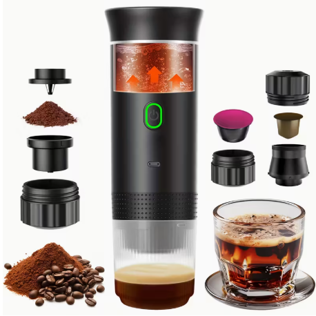 ☕ Portable Self‑Heating Espresso Maker — Brew Anywhere, Anytime