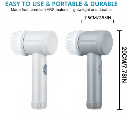 🧼✨ Wireless Handheld Electric Rotating Cleaning Brush