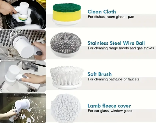 Electric Rotary Cleaning Brush