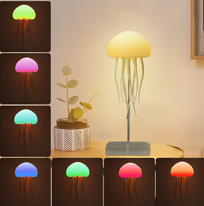 🌈 Cool RGB Jellyfish Lamp – Hypnotic Motion &amp; Magical Glow