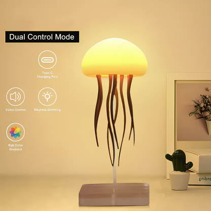 🌈 Cool RGB Jellyfish Lamp – Hypnotic Motion &amp; Magical Glow