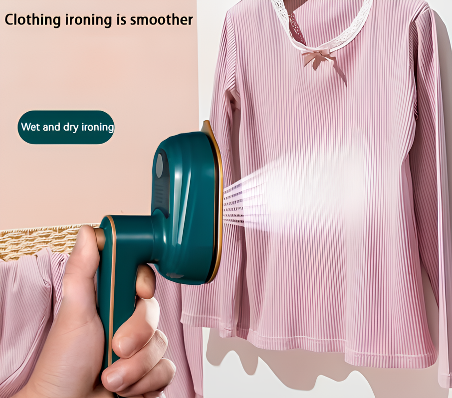 🔥 Compact Portable Mini Iron – Fast Heating & Foldable Design