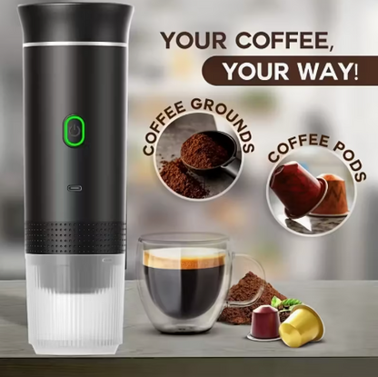 ☕ Portable Self‑Heating Espresso Maker — Brew Anywhere, Anytime