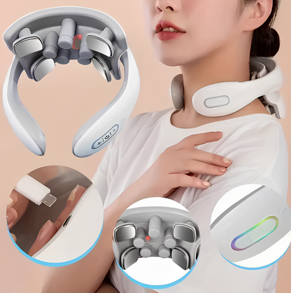 USB Rechargeable Neck, Shoulder &amp; Lumbar Massager