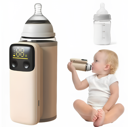 Cordless Portable Bottle Heater – 6‑Level Temperature Control (6000 mAh)