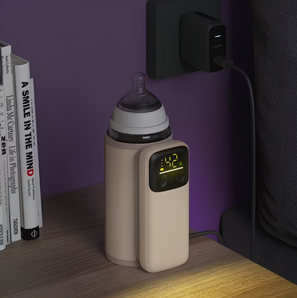 Cordless Portable Bottle Heater – 6‑Level Temperature Control (6000 mAh)