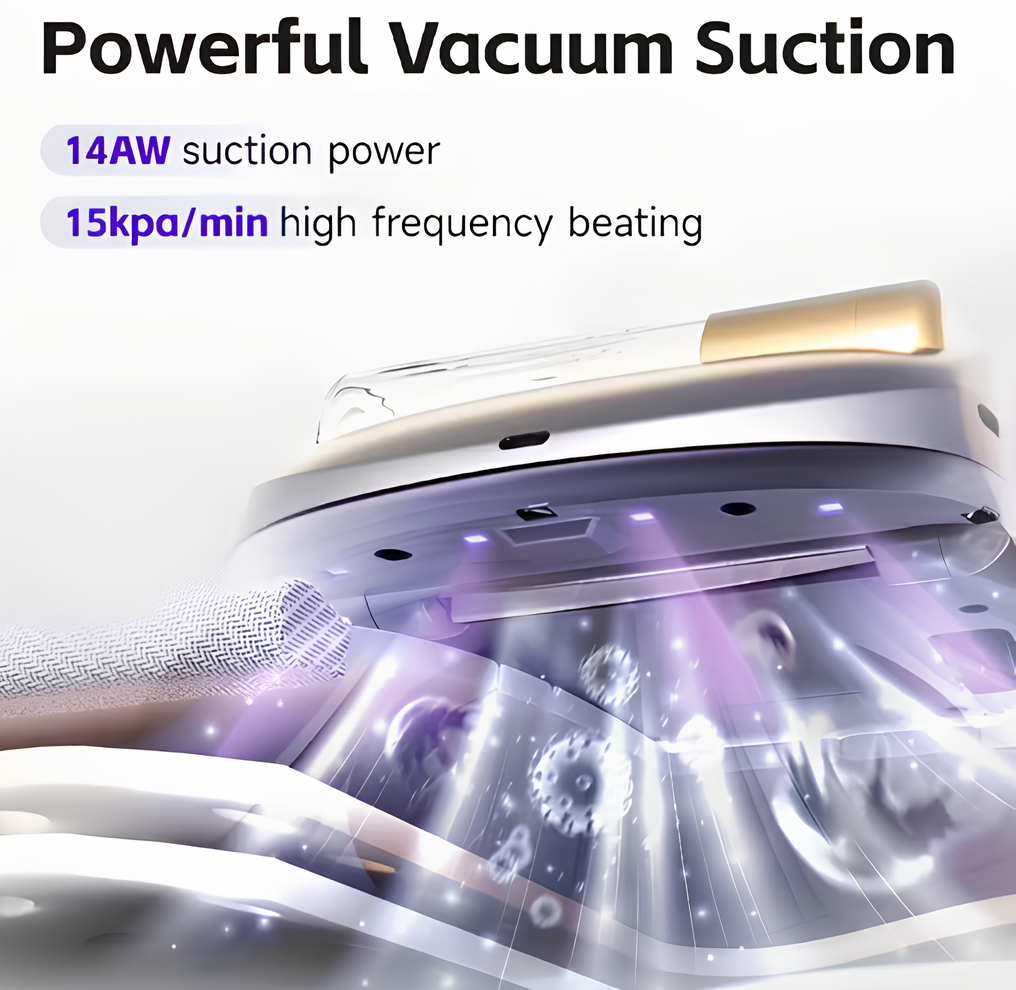 🛏️ X1 Robot Bed Vacuum Cleaner – Powerful, Portable &amp; Pillow-Ready!